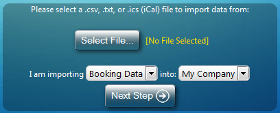 Import iCal Bookings into MIDAS