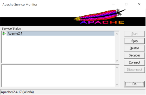 Monitor Apache State on Windows