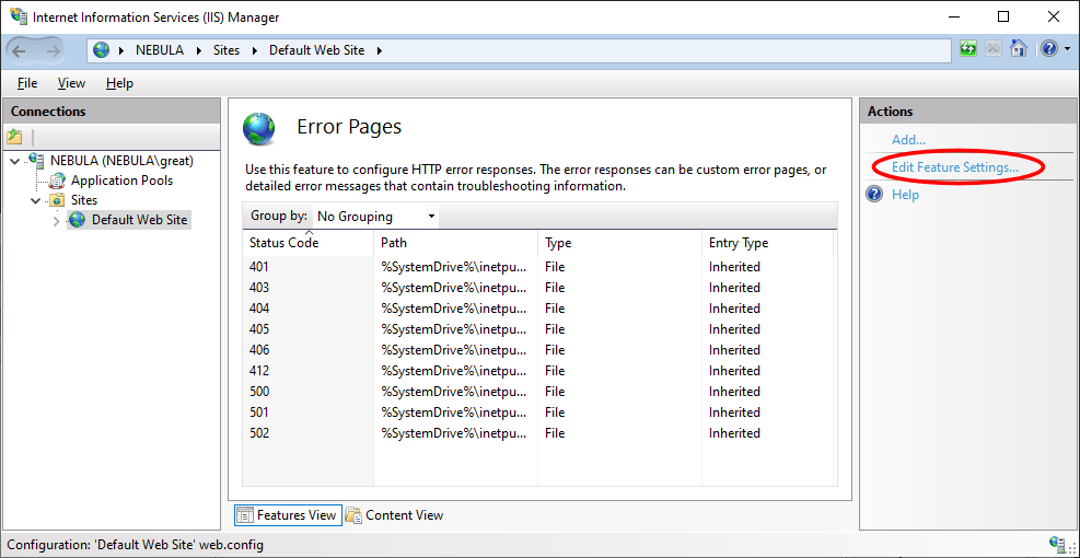 How To Enable Detailed Iis Errors Midas Knowledge Base