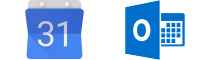 Sync to Google/Outlook Calendars