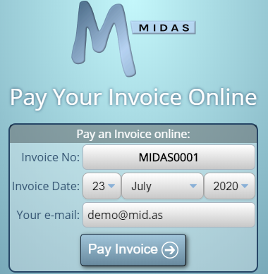 Allow customers to pay invoices online