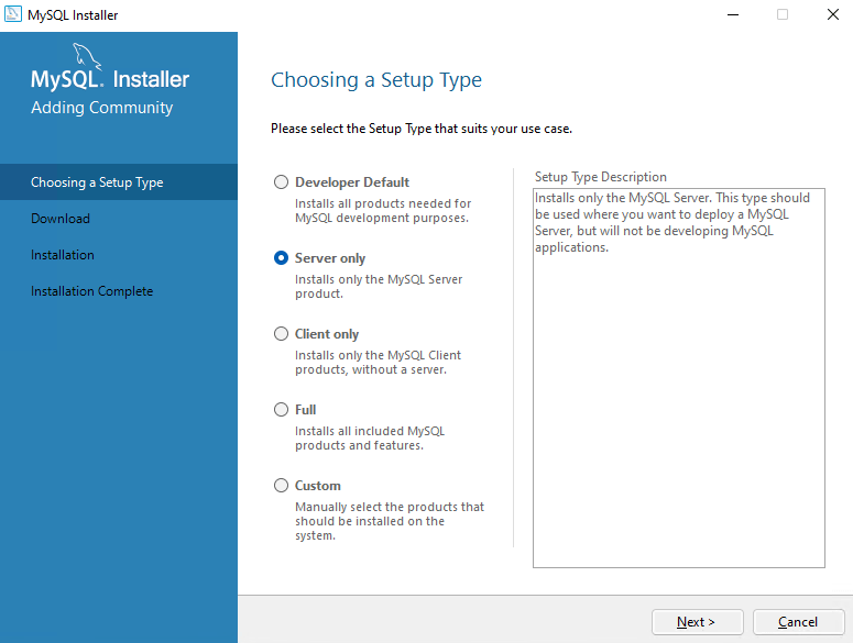 How To Install Configure Mysql On A Windows Server