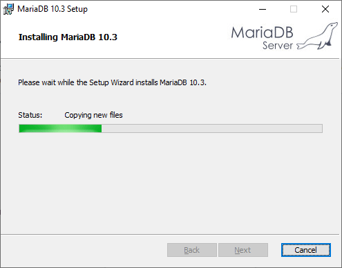 Installing MariaDB on Windows